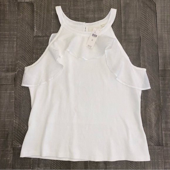 Anthropologie Tops - Anthropologie White Tank Top